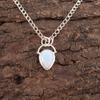 Pear Natural Milky Opal Elegant Best Friend Gift New Pendant 925 Sterling Silver PP-56-17