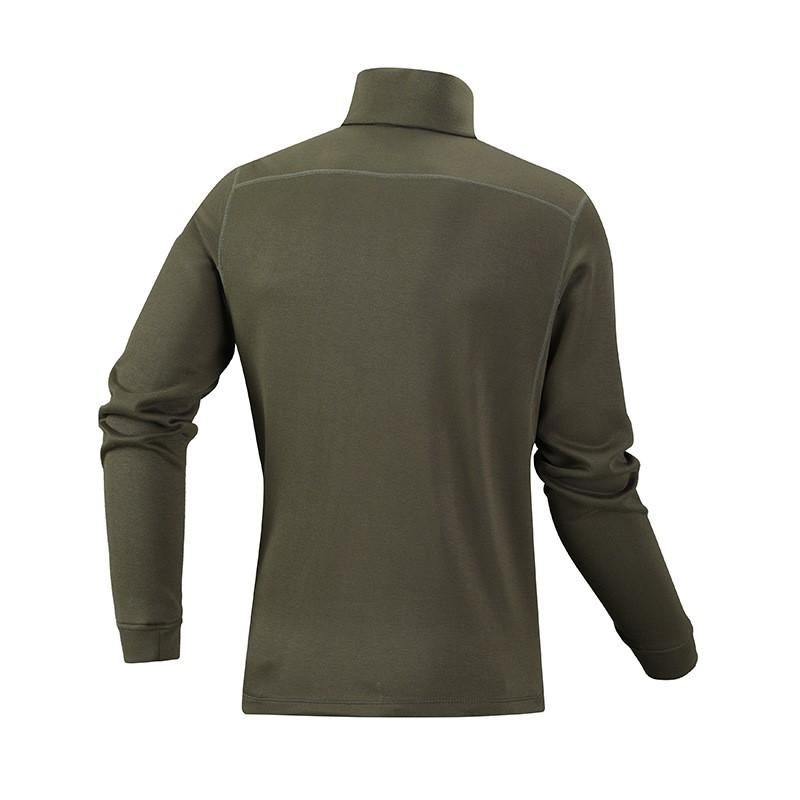 Heren Fleece Jas Met Opstaande Kraag Halve Rits Warm Buiten Sport Top Wandelen Hardlopen Winter