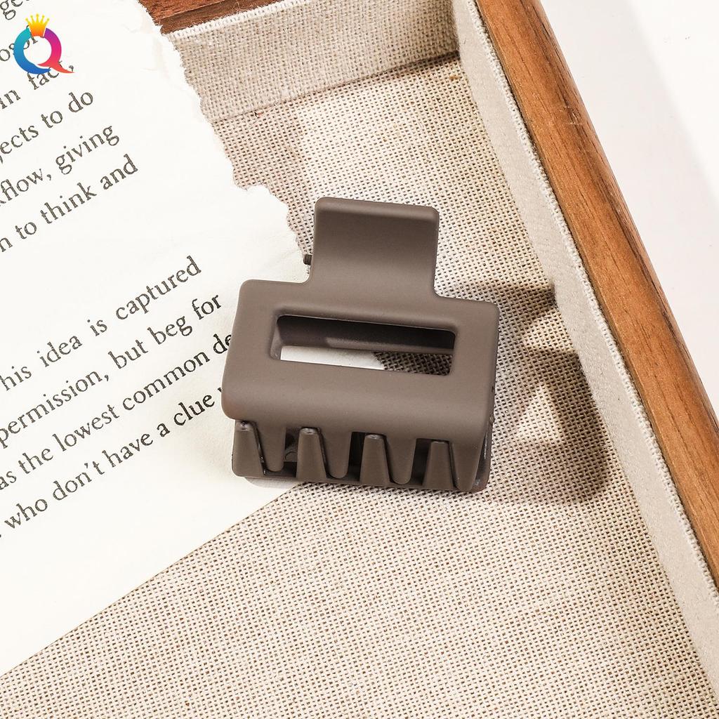 Ki Yue Korean Matte High Ponytail Small Claw Clip for Versatile Updo Hair Styling