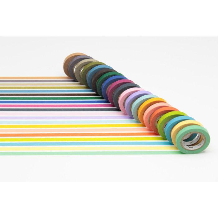 Masking Tape MT Slim 7mm Assortment 20 Pieces
