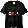 Minimalist Tshirt Relaxed Fit Tshirt Soft Women Short Sleeve T Shirt Unisex Swing Swear Golf Drink Repeat Retro For Her Tops