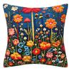 Imitation Embroidery 3D Flower Pillowcase For Spring And Summer, Fashionable And Sofa Cushion Cover
