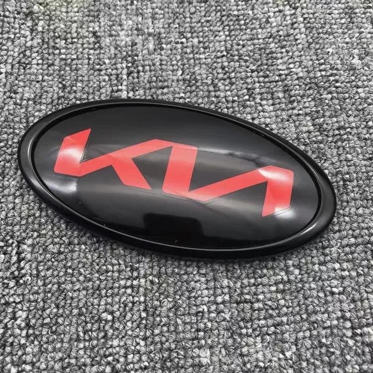 

Car Front Hood Emblem Rear Trunk Badge KIA sportage ceed sorento cerato optima picanto rio soul k3 k5 stonic Sticker fitting 115 x 58mm