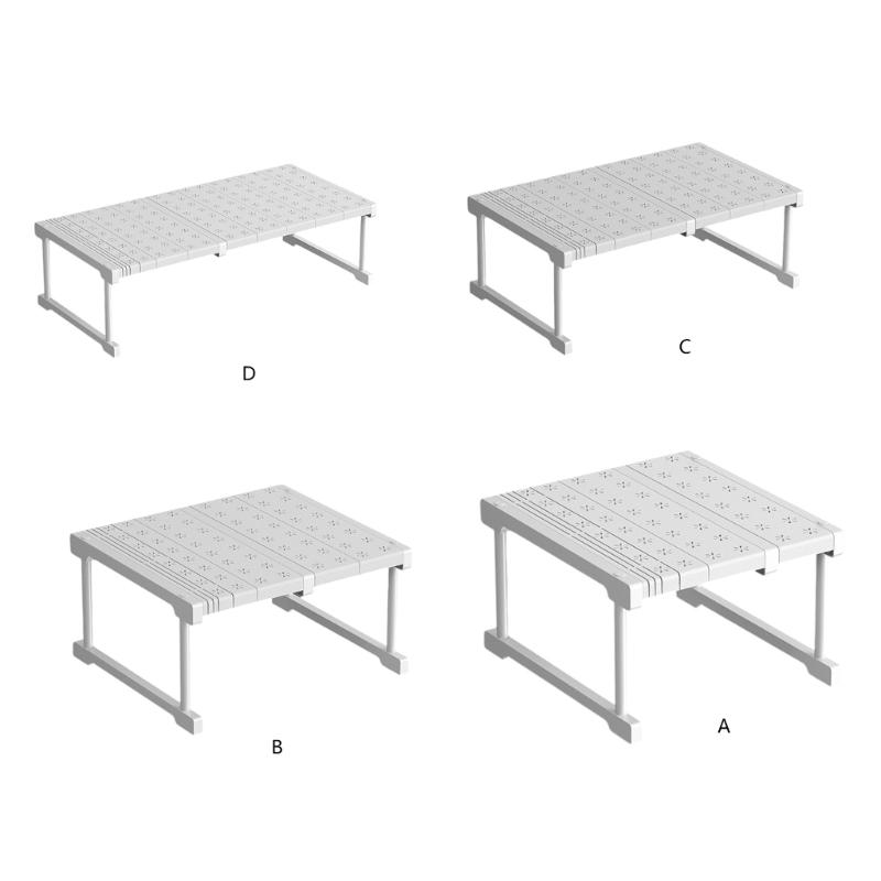 Expandable Wardrobe Organizer Adjustable Storage Shelf for Cabinets and Closets Use Carbon Steel Organization Rack