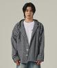 ANALOG MOOD Tartan Check Hoodie (Navy)