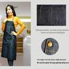 Unisex Nordic Denim Apron with Multi-Pockets for Kitchen and Home