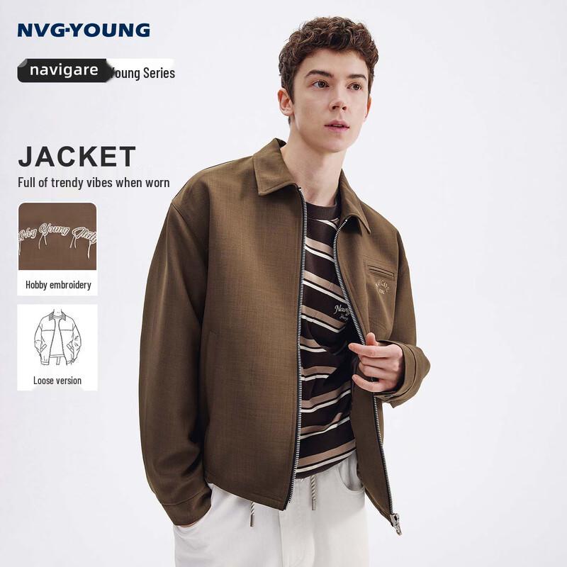 

Navigare Men s Autumn Loose Lapel Jacket 2XL
