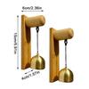 Wooden Door Bell Shopkeepers Bell Hanging Decorative Delightful Sound Door Opening Wind Chime For Business Garden Unique Gift