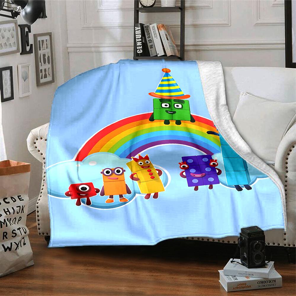1Pc Colorful Cityscape Blanket For Couch Bed Plush Cozy Fuzzy Blanket Super Soft Warm Blankets For Fall And Winter 0918152