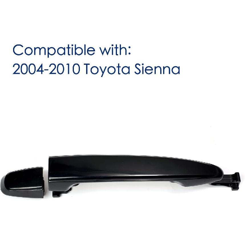 2Pcs Sliding Door Handles For Toyota Sienna 2004 2005 2006 2007 2008 2009 2010,Rear Left Driver & Right Passenger Side Replace# 6921308020,