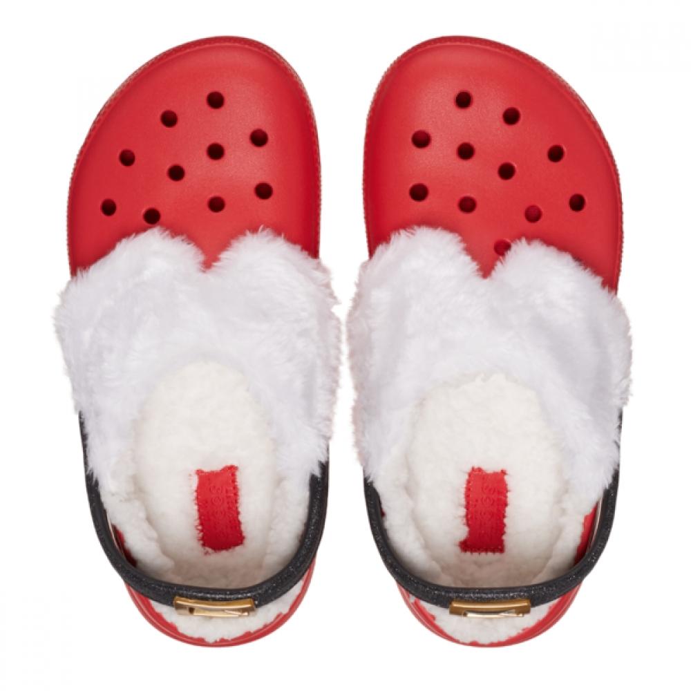 Crocs Kids Classic Lined Santa Clog 210932 6we
