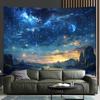 Elegant Starry Sky Tapestry For Home Decor  Vibrant Galaxy Design Soft Polyester Fabric FeatherFree And WrinkleResistant