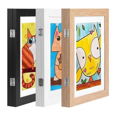 Children Art Frames Magnetic Front Open Changeable Kids Frametory for Poster Photo Drawing Paintings Pictures Display Home Decor