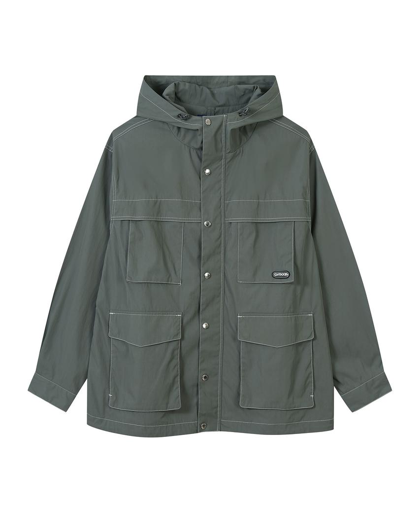 Outdoor Products Multi Pocket Field Jacket (Gray)