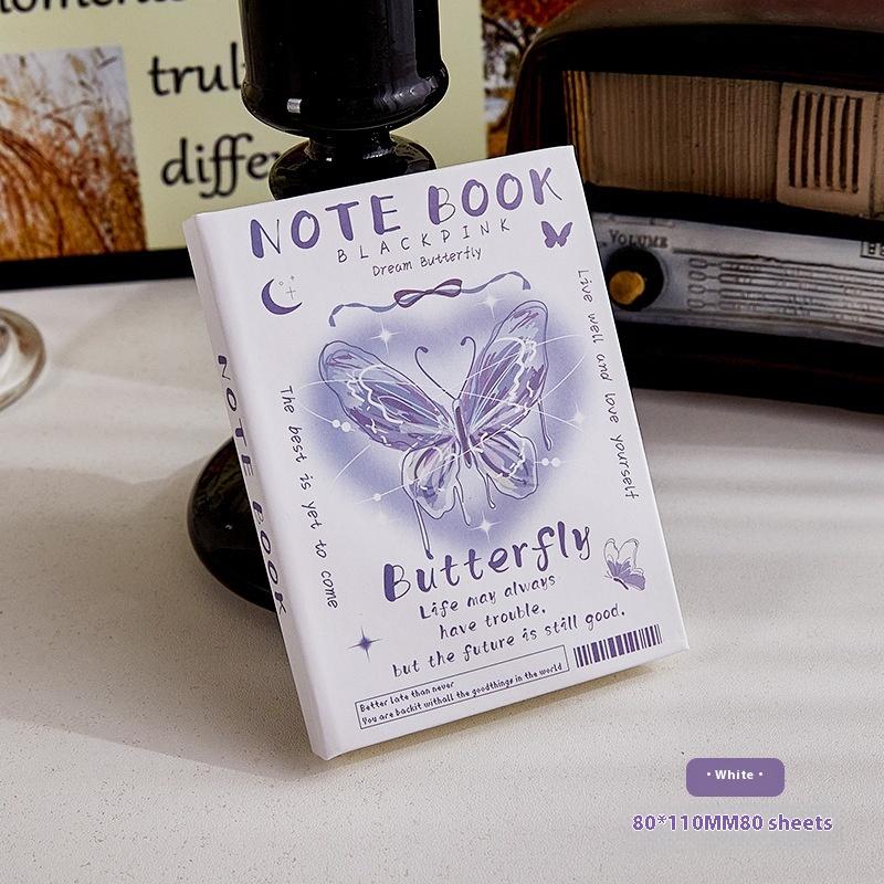 

1 шт. Милый крутой блокнот для студентки, ретро американский стиль, бабочка, щенок, скрапбук, горизонтальная внутренняя страница, журнал, блокнот
