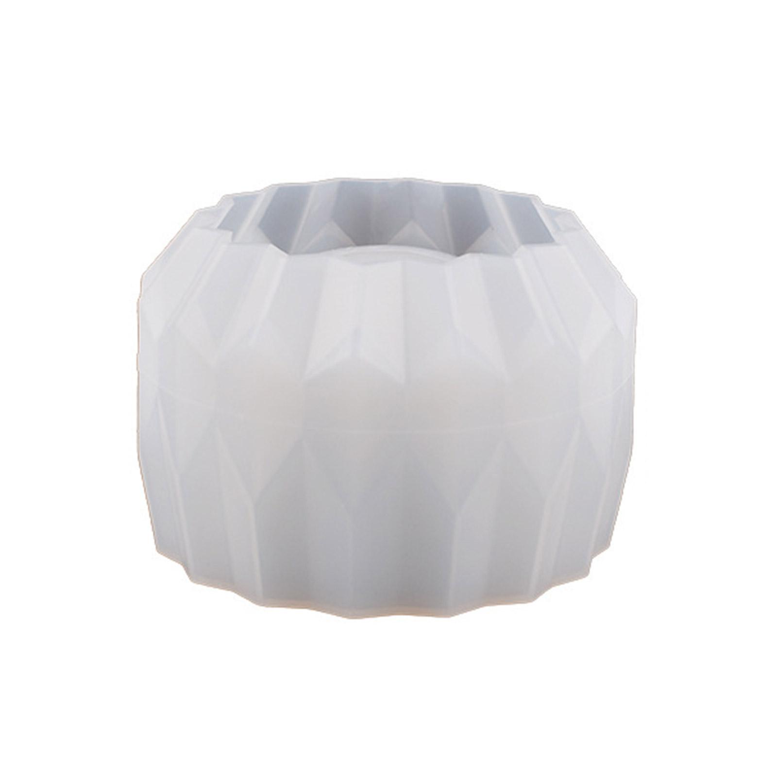 

Суккуленты Цветочный горшок Смола Силиконовая форма DIY Сад Бетон Ручка Держатель Круглые подсвечники Формы Украшения для дома S