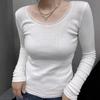 2024 Spring Pure Desire Lace Off-Shoulder Long Sleeve Women's Base Layer Top