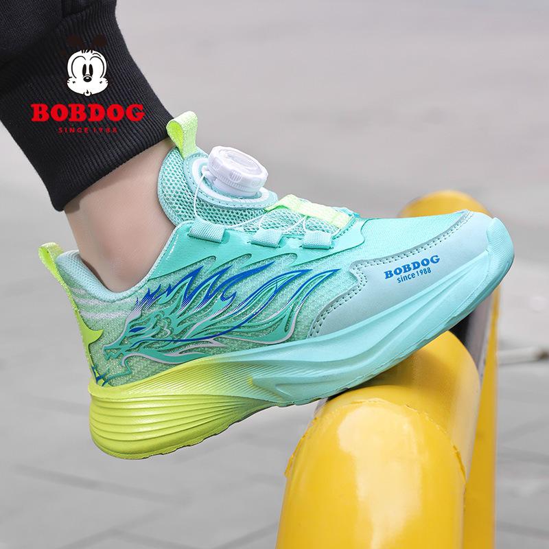Babudou 2026 Boys' Mesh Breathable Sports Shoes for Spring & Autumn