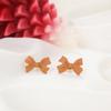 Design Bow Temperament Earrings 1111 New Versatile Sweet Stud Earrings