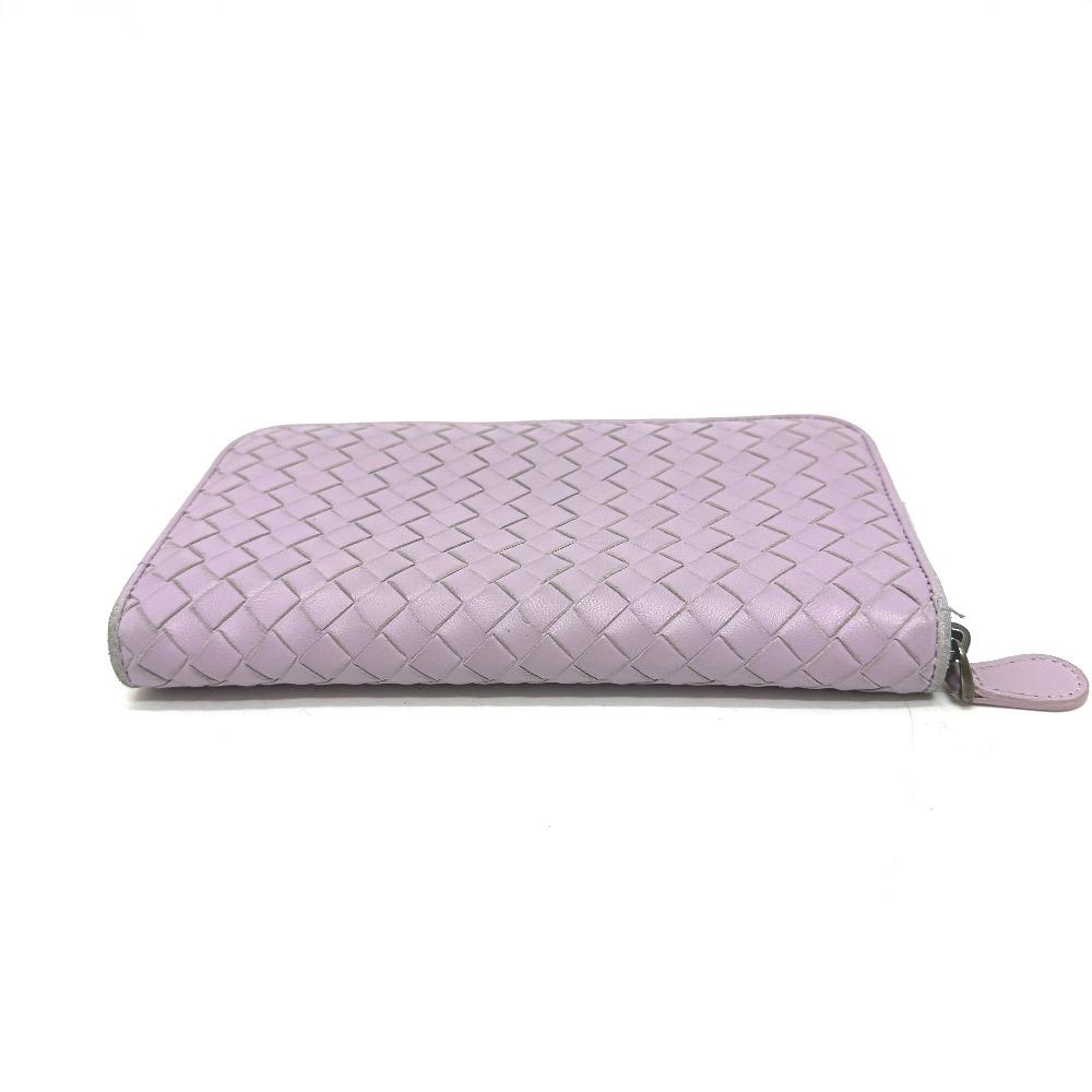BOTTEGA VENETA 114076 Intrecciato Wallet Zip Around Wallet Long Wallet