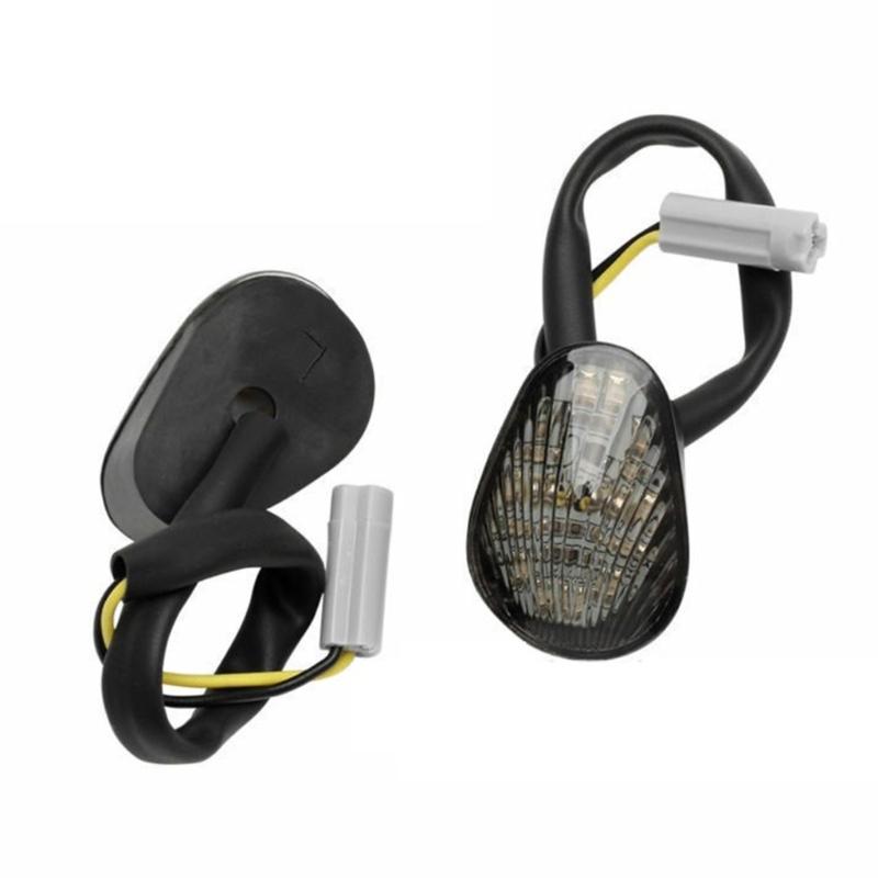 Waterproof  LED Flush Mount Turn Indicators for Motorcycles 14 LED Enhanced Brightness ABS PC Construction