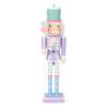 Elegant Wood Nutcrackers Ornament Stylish 50CM Nutcrackers Figure Decoration from Candy Series for Desk or Mantels