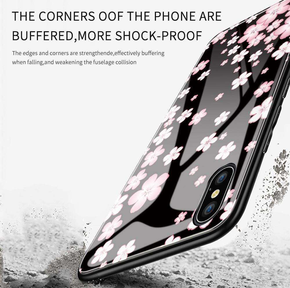 Tempered Glass Phone Case For Huawei P30Lite Honor 90Lite 9X X6A X9B Infinix Hot40 Note30 Tecno Spark20 Moto G15 G22 Soft Edge Shockproof Smooth Shell