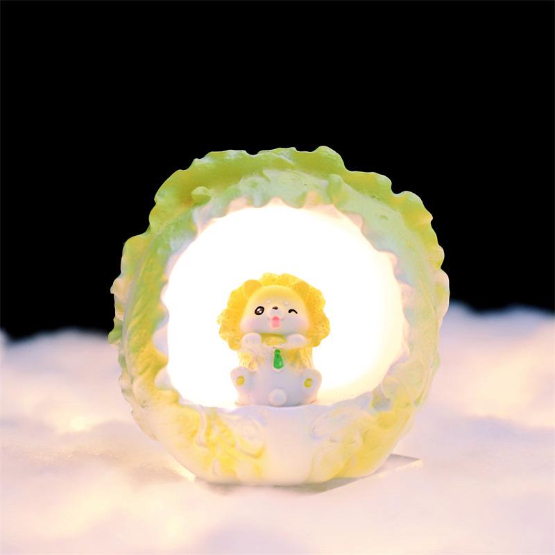 Student Desk USB Touch Night Light - Eye Protection, Cute Pet Design, Milk Star Light, Rechargeable Bedside Lamp