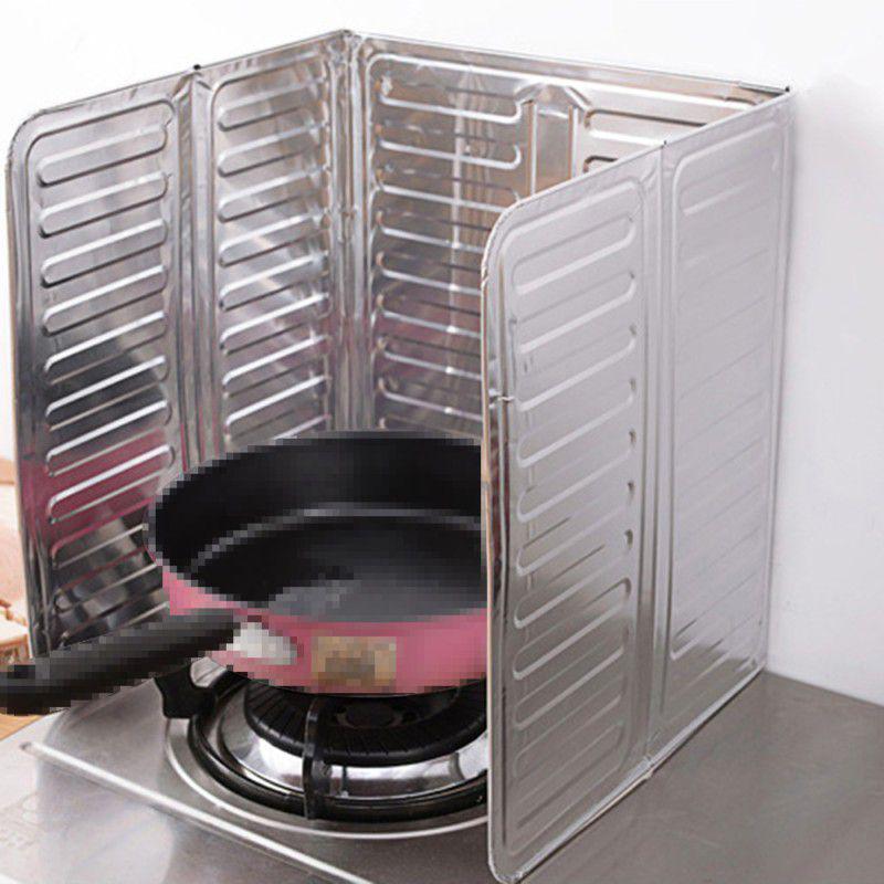 Kitchen Gas Stove Deflector Insulation Grease Film Oil Block Splash Hot Bake Plate Deflector Aluminum Plate Foil Paper