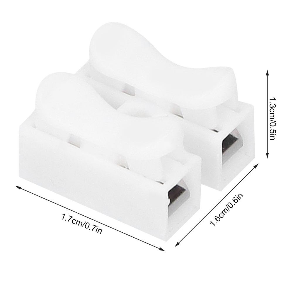 200PCS 10A Press Terminal Connectors 250V Quick Connector Cable Clamp  For Automotive