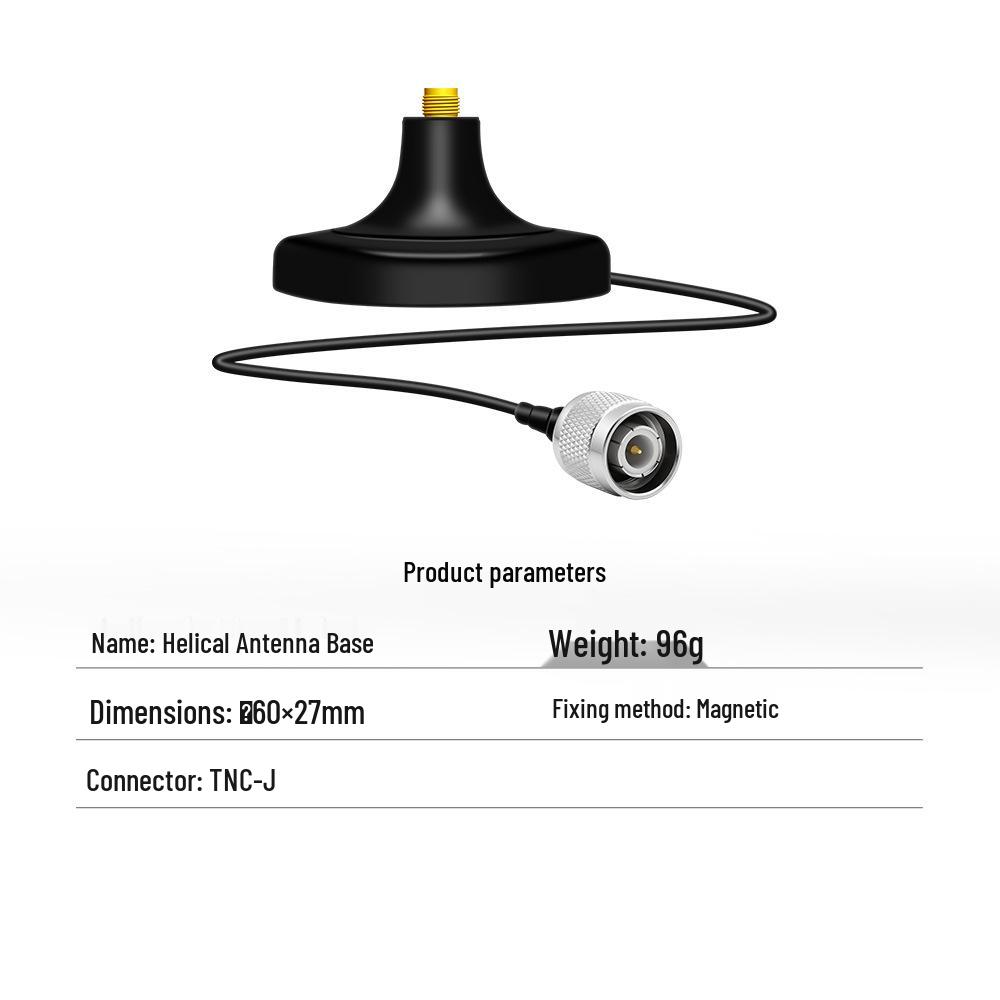 Beitian BT-M61AJ3 Spiral Antenna with Magnetic Base - 3 Meters Cable