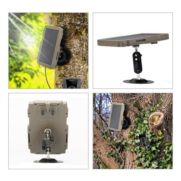 12V Solar Panel with 5000mA Battery for Hunting Camera