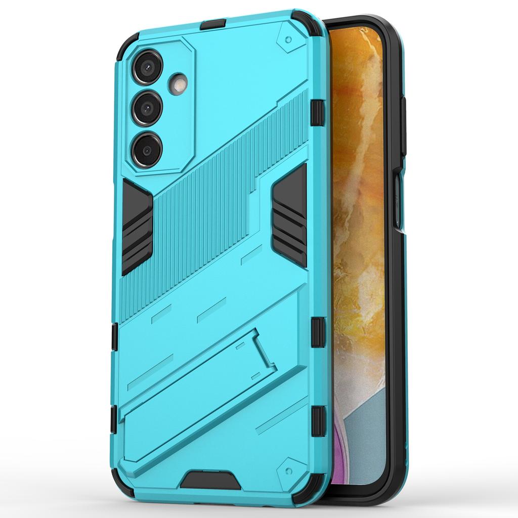 For Samsung Galaxy M15 5G Case Kickstand Anti-Scratch PC+TPU Armour Phone Cover