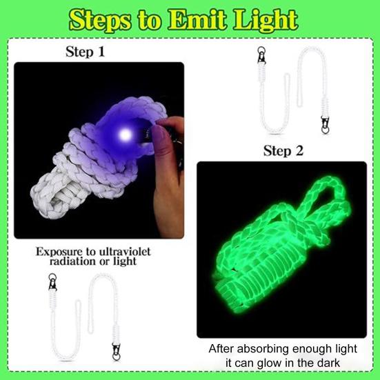 Lanyard with Buckle Glow In Strong The Dark Hanging Rope
