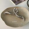 Beautiful Silver Color Hair Claw Clips Diverse Curve Shape Metal Hair Clips Versatile Headwear Woman Hair Accessories