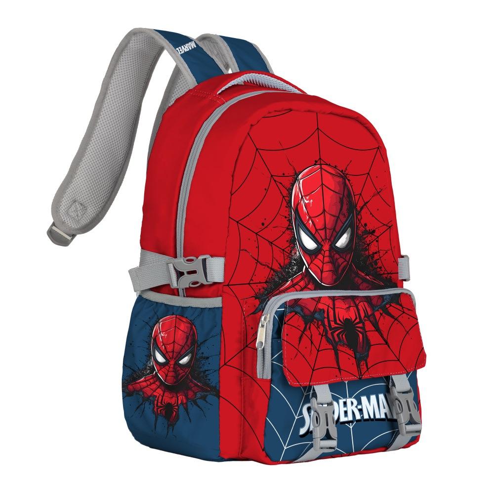 

Fully Printed Marvel Schoolbag Student Backpack Large Capacity Breathable Back Protection Burden Reduction Computer Backpack Ship according to picture