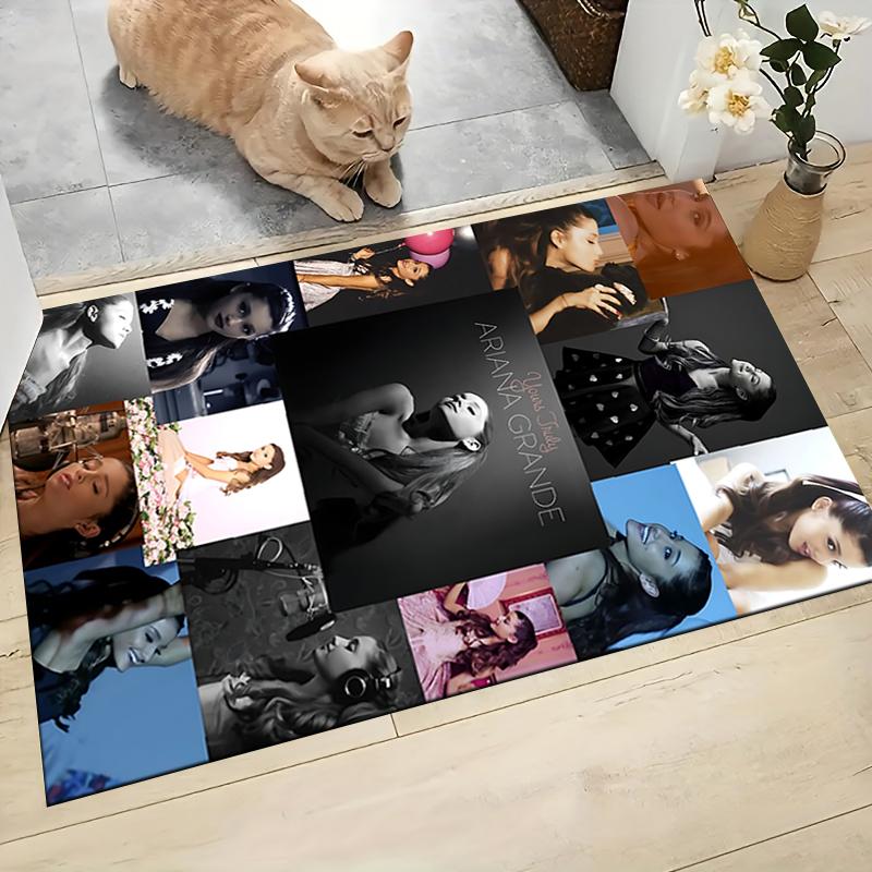 Ariana Grande'S Artistry Carpet Rug Soft Washable Antislip Home Living Room Sofa Mats Personalized Christmas Rug