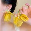 Color Dopamine Earrings, Sweet Super Fairy Temperament, Simple Personality and High Value Niche Earrings