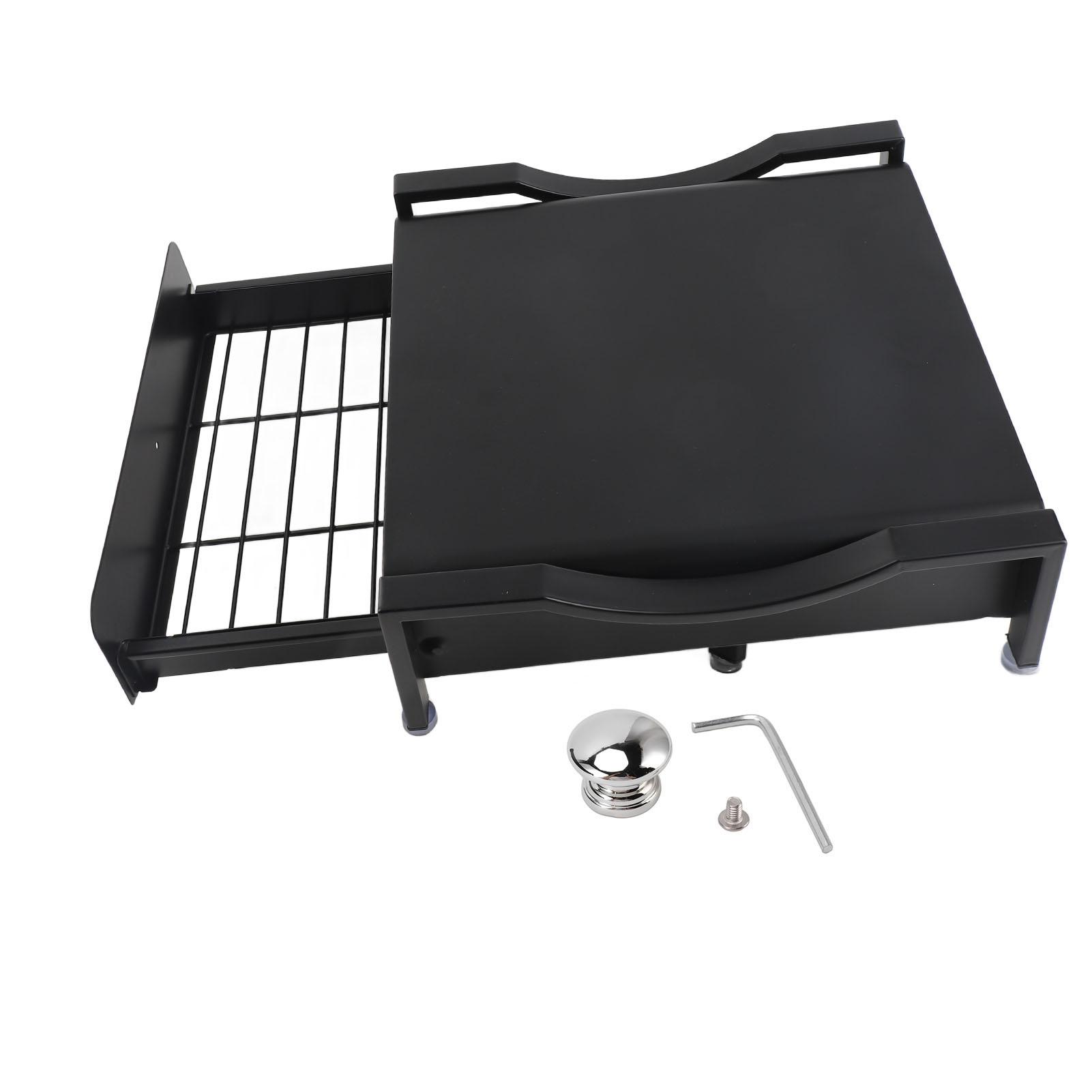 

Подставка для чашки, выдвижной лоток, дисплей, многофункциональный ящик для хранения, подставка для дома, белый L S чёрный