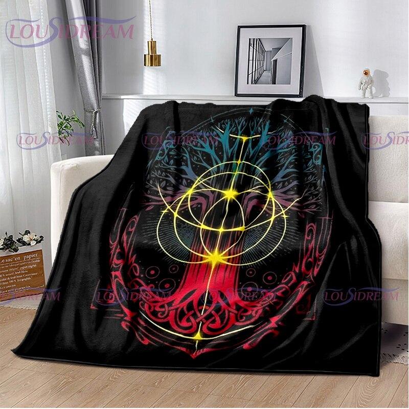 Personalized Elden Ring Blanket The Tarnished Print Flannel Blanket Ranni Soft Warm for Beds Throw Sofa Cover Bedspread