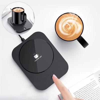 Yeni Kahve Fincanı Isıtıcısı Kupa Isıtıcısı USB Isıtma Ev Sütü 2'si 1 Arada Çay Su Termostatik Sıcaklık Ayarlanabilir Bardak Altlıkları Bardak Isıtıcısı