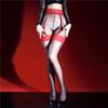 Fashion Women Lace Waist Garters Stockings Elastic Pantyhose 1D Thin 2 In 1 Oil Shiny Smooth Shaping Tights Maid Pantyhose