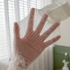 Kawaii Thin Short Socks Transparent Breathable Arm Cover Mesh Ruffle Leg Warmers Women Girls