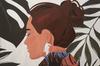 Wall Printing Painting  Lady Jungle -B- Cm 80X2,8X120