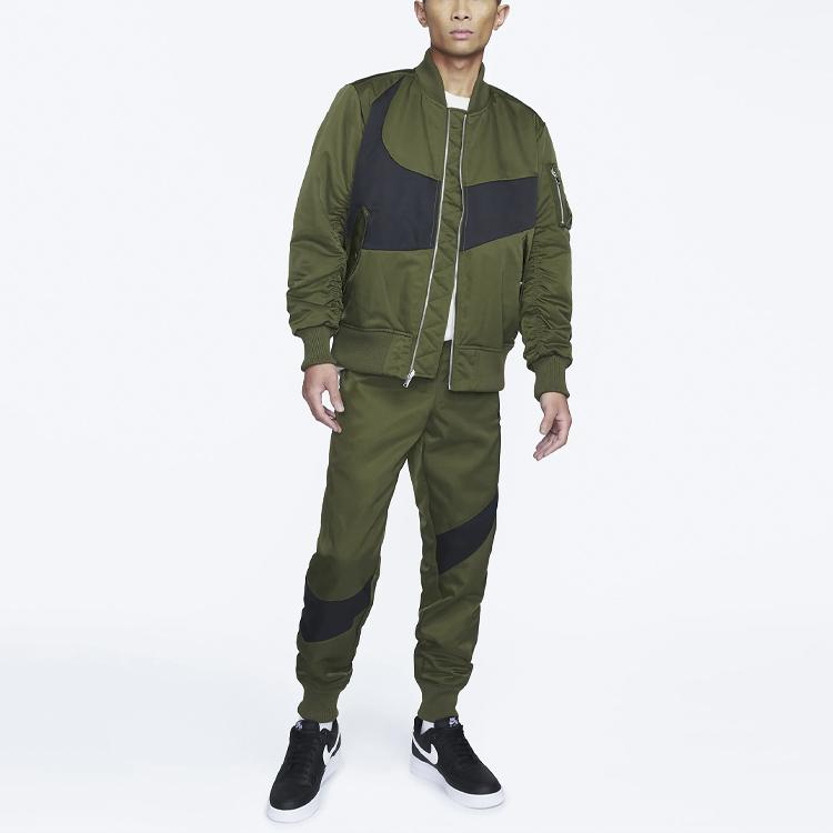Nike Therma-FIT Reversible Bomber Jacket v2 Rough Green Men Streetwear DD6056-326