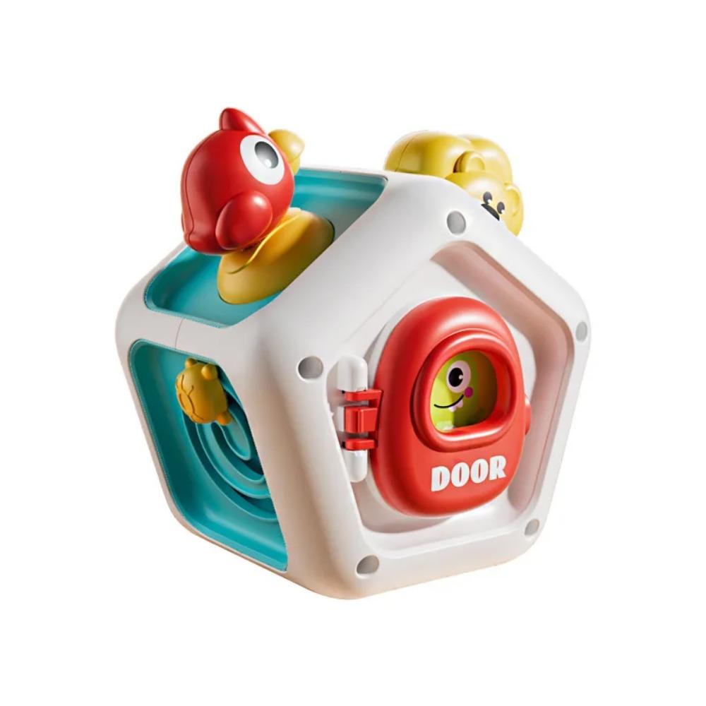 Baby Busy Board Cube Montessori senzorické hračky pro batolata Vzdělávací vzdělávací aktivity Cestování Hračka Lock Box Jemná motorika