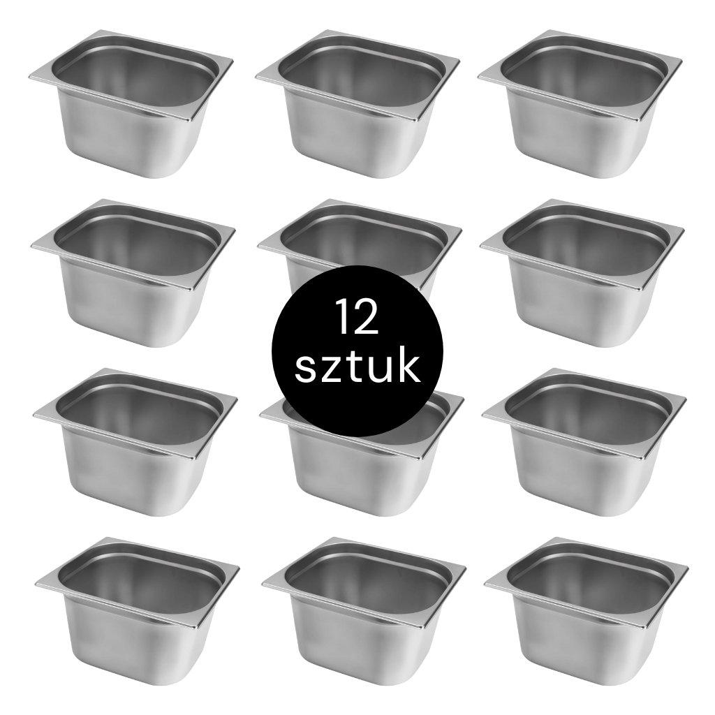 Gn Container Mega-M 1/2 325X265X200 (Set Of 12) N