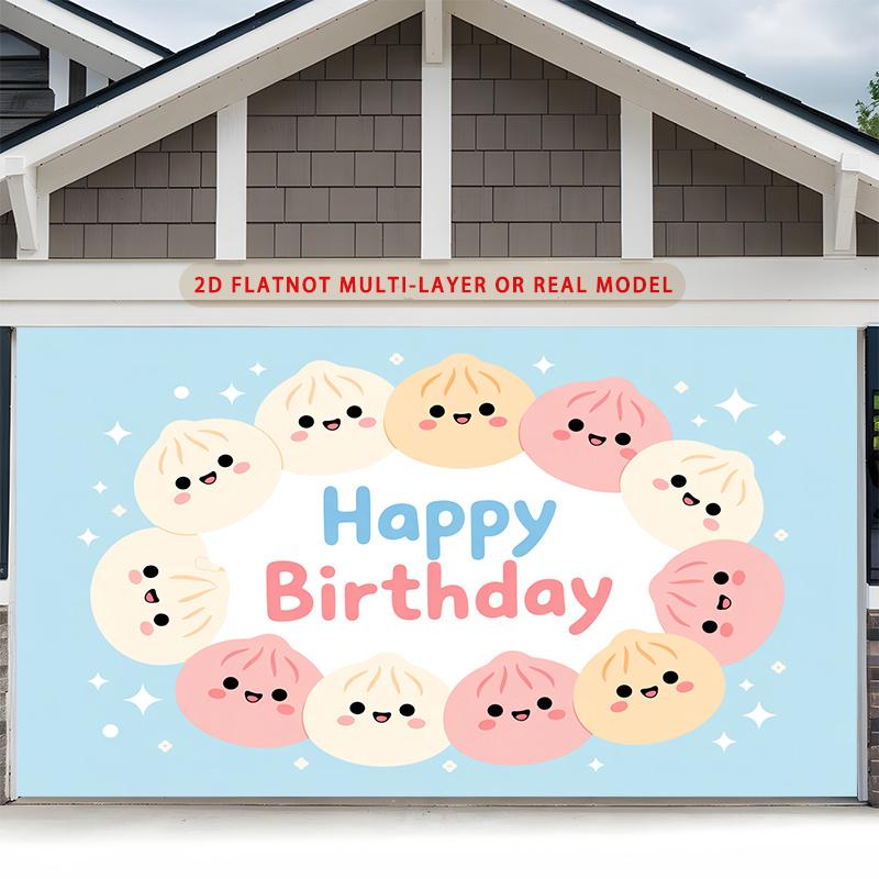 Party Backdrop Happy Birthday Birthday Photo Booth Background Front Door Decor