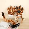 Tiger Beautiful Appendage Claws Giraffe Plushie Figure White Tiger Hair Band Gloves Show Props Gloves Level Zoo Present