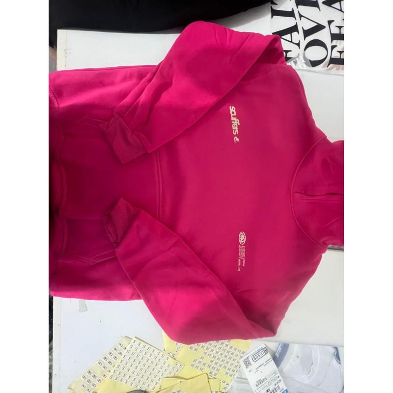 Womens Oversized Hooded Sweatshirt With Bold Letter Print Streetwear Long Sleeve Pullover Loose Fit Retro Style